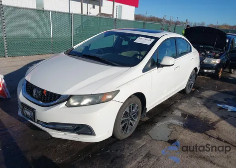 2013 Honda Civic Ex z USA, uszkodzony, nr VIN 19XFB2F80DE287396